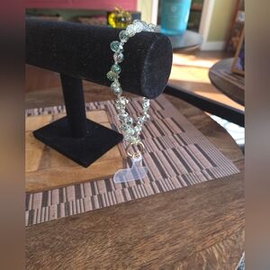 Elegant Crystal Beaded Phone Wristlet